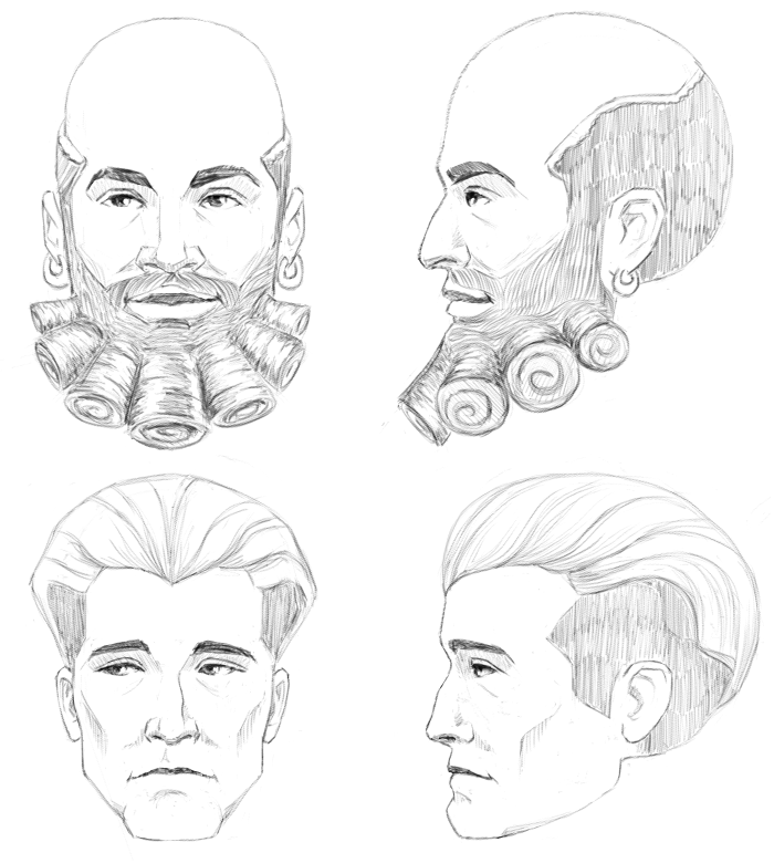 Greyson and Redd - Sketching Towards Realism by Rydain