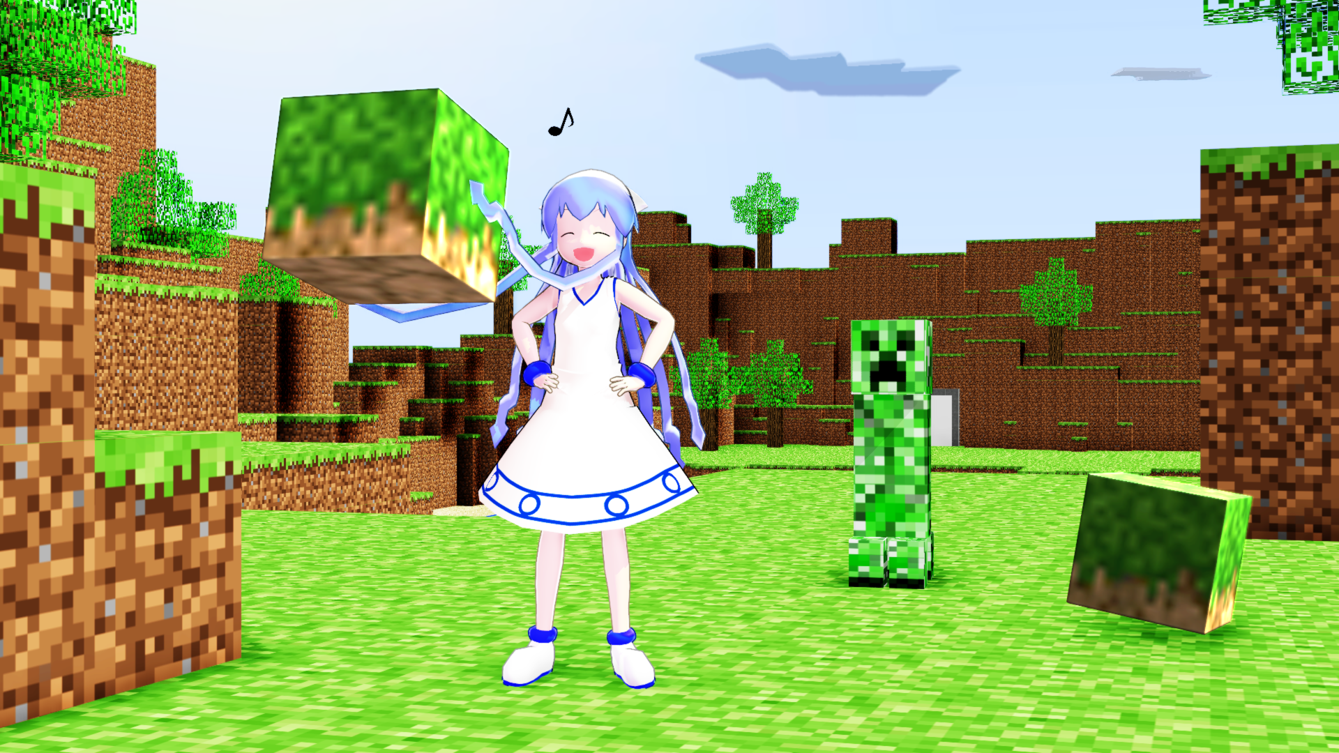 Ika Musume In Minecraft By Siberianrusky On Deviantart Ika Musume In Minecraft By Siberianrusky On Deviantart