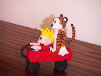 Calvin and Hobbes's Wagon