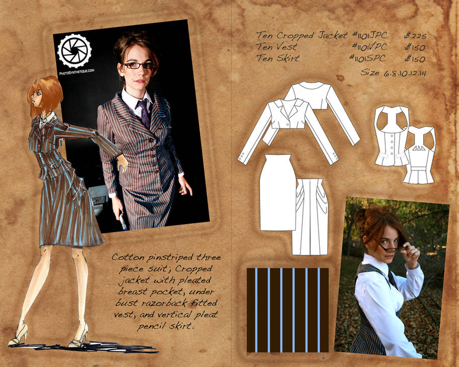 Ten Suit buyers packet layout by Tess-san