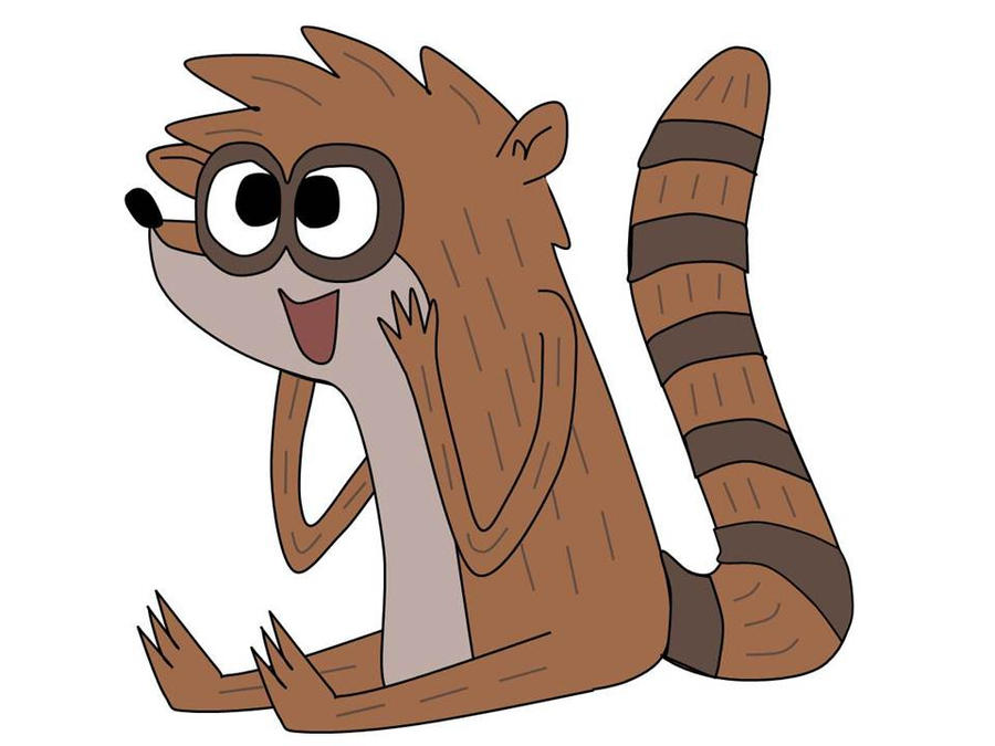 Regular Show's Rigby by GoldenSketch on DeviantArt