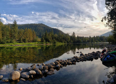 Relaxing at Cooke Creek