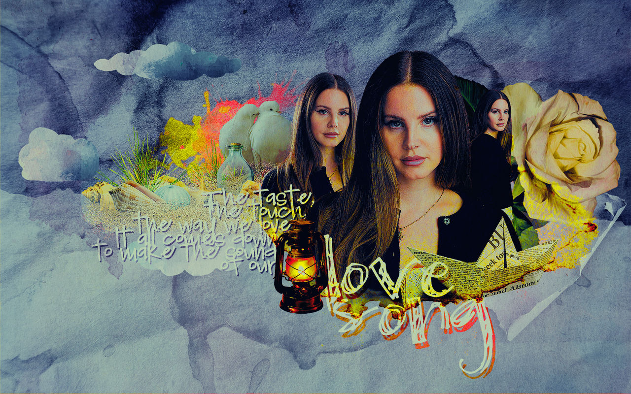 lana del rey love song wallpaper by