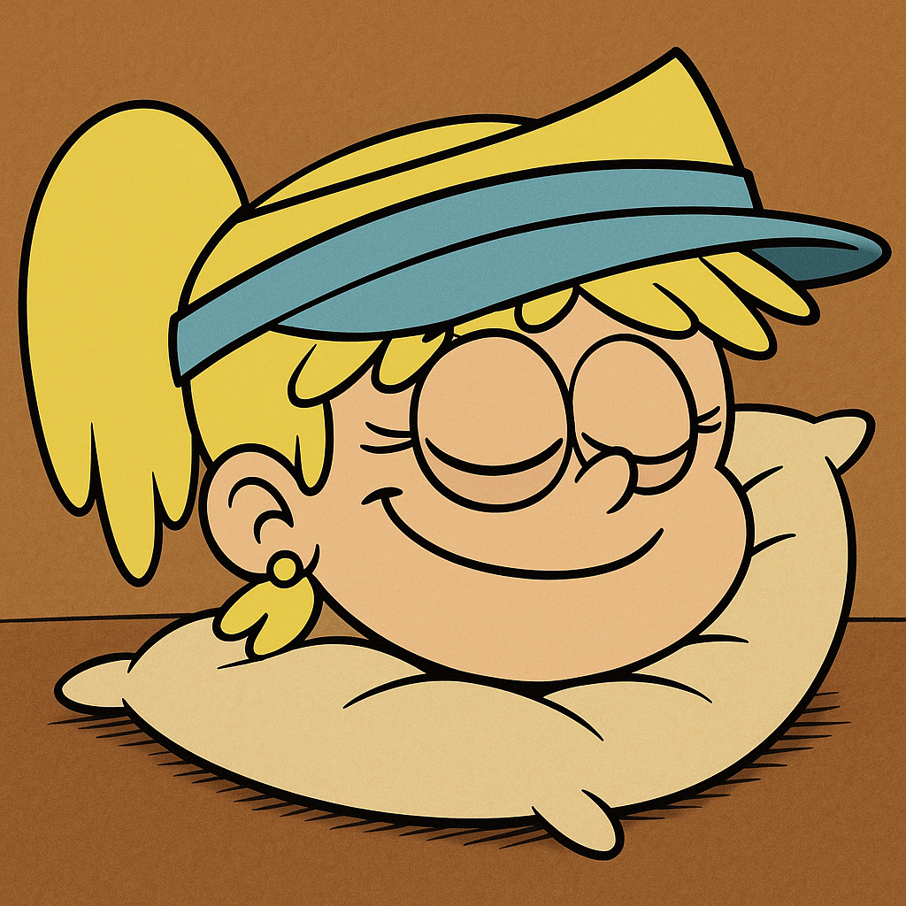 Loris Head Lori's Head Sleeping on a Pillow by MarioFanBoy67 on DeviantArt