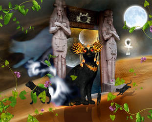 Bastet by puppet-soul
