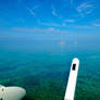 View off the back of a Catamaran