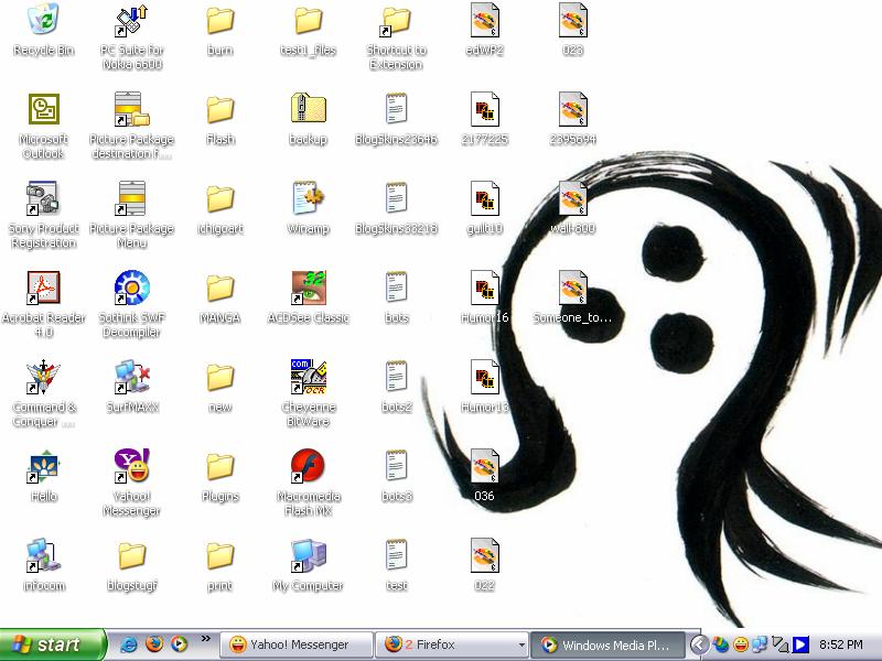 hokage-flame of recca desktop