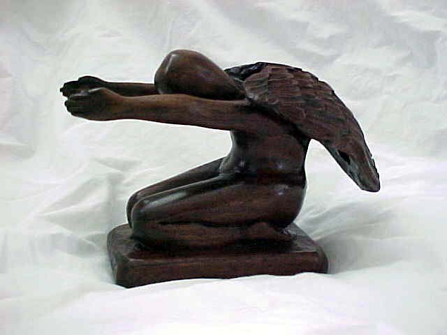 angel carving