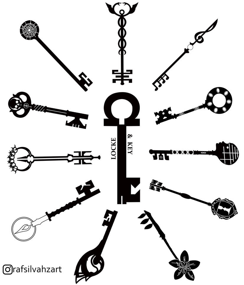 Locke And Key - keys from season 1 by locosilvahz on DeviantArt