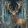 The Great Stag of the Enchanted Forest