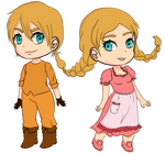 Chibi Request: Hansel and Gretel by Molleh33