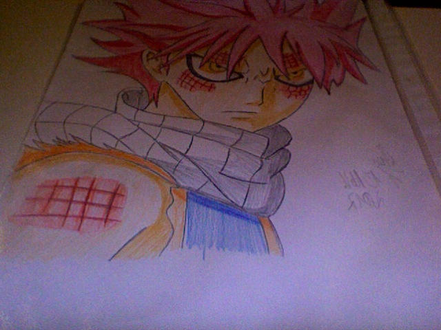 How to draw Natsu (dragon force) 