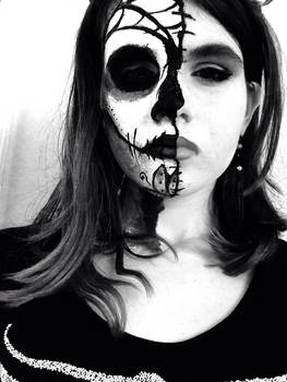 Sugar skull makeup