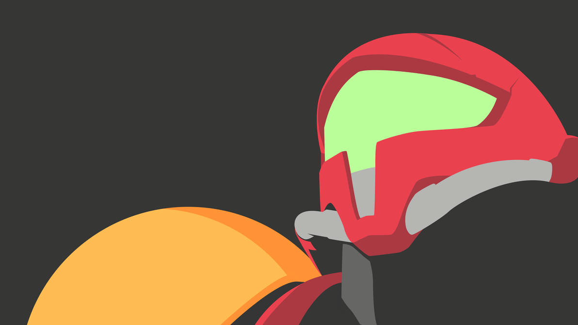 Samus Minimalist Wallpaper by Zearcier on DeviantArt