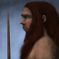 Neanderthal man.