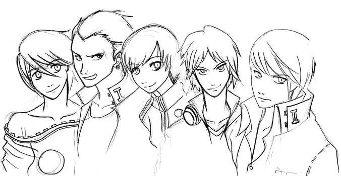 Persona 4 : Messy Sketch