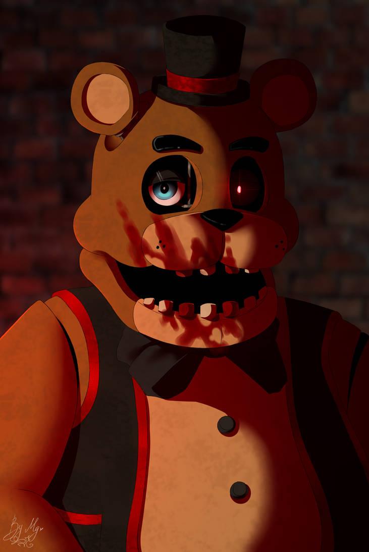 Freddy Fazbear FNAF Fanart By RedFoxii On DeviantArt freddy-fazbear-fnaf-fanart-by-redfoxii-on-deviantart