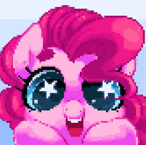 Pinkie Pie in pixel