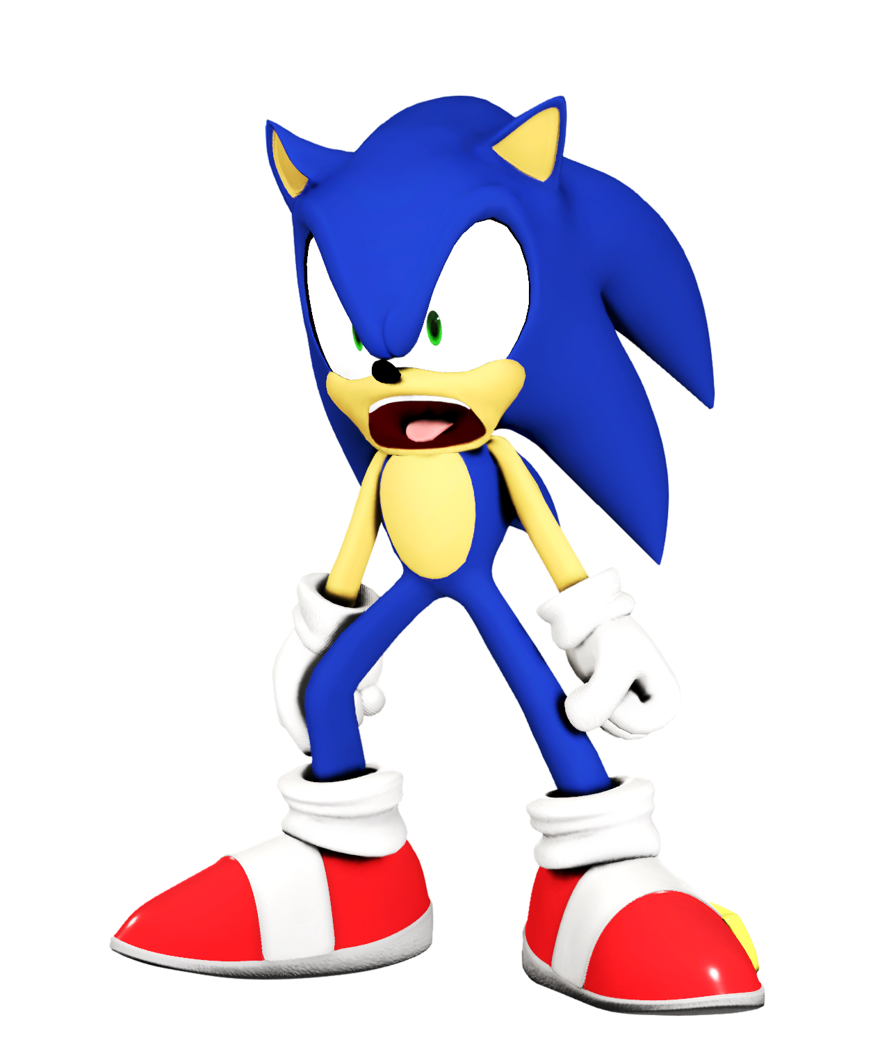 Classic Sonic Render SatAm Reanimated by MegaMotion on Newgrounds