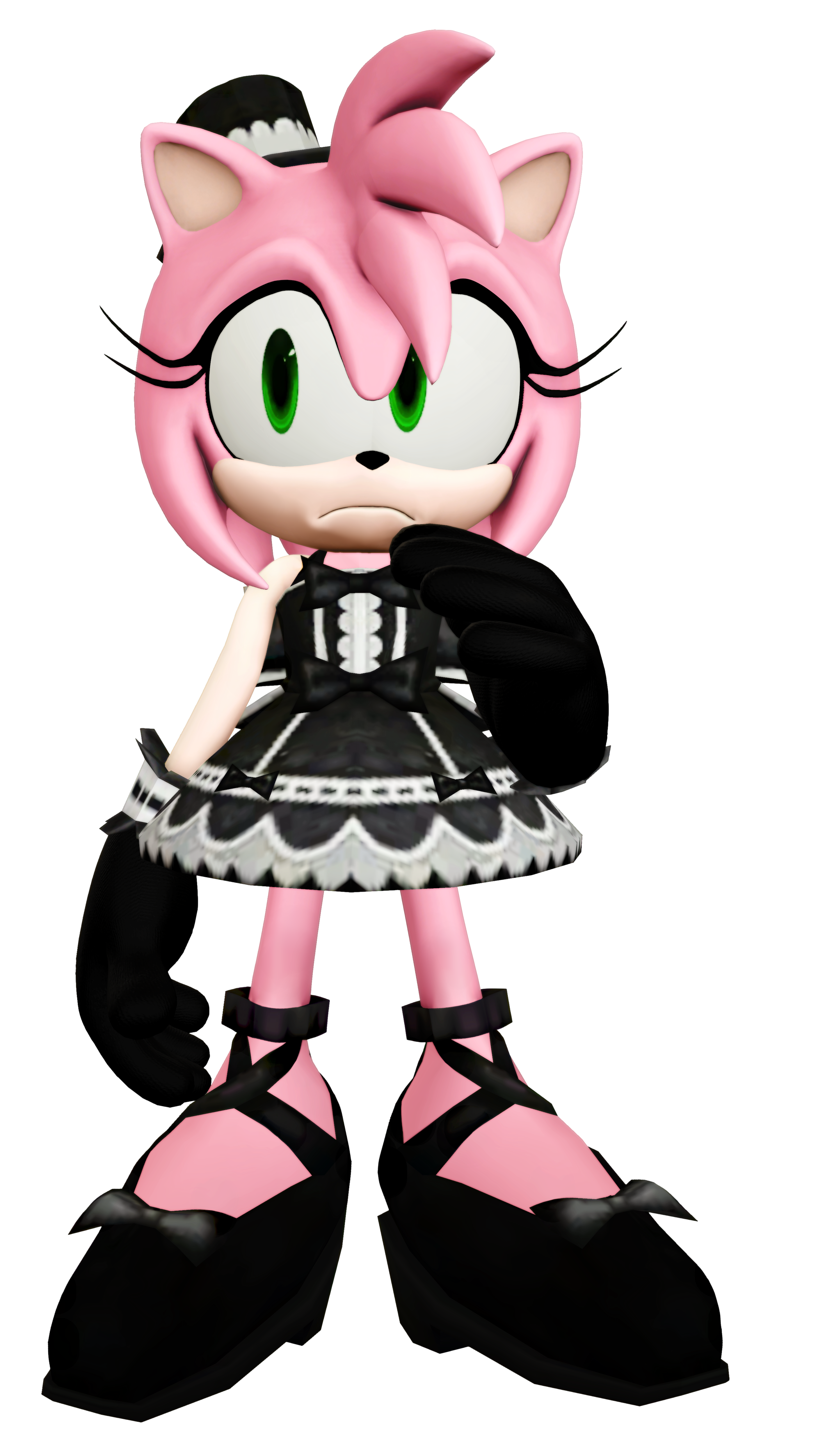 Goth Amy Rose Sonic X Version : r/SonicTheHedgehog