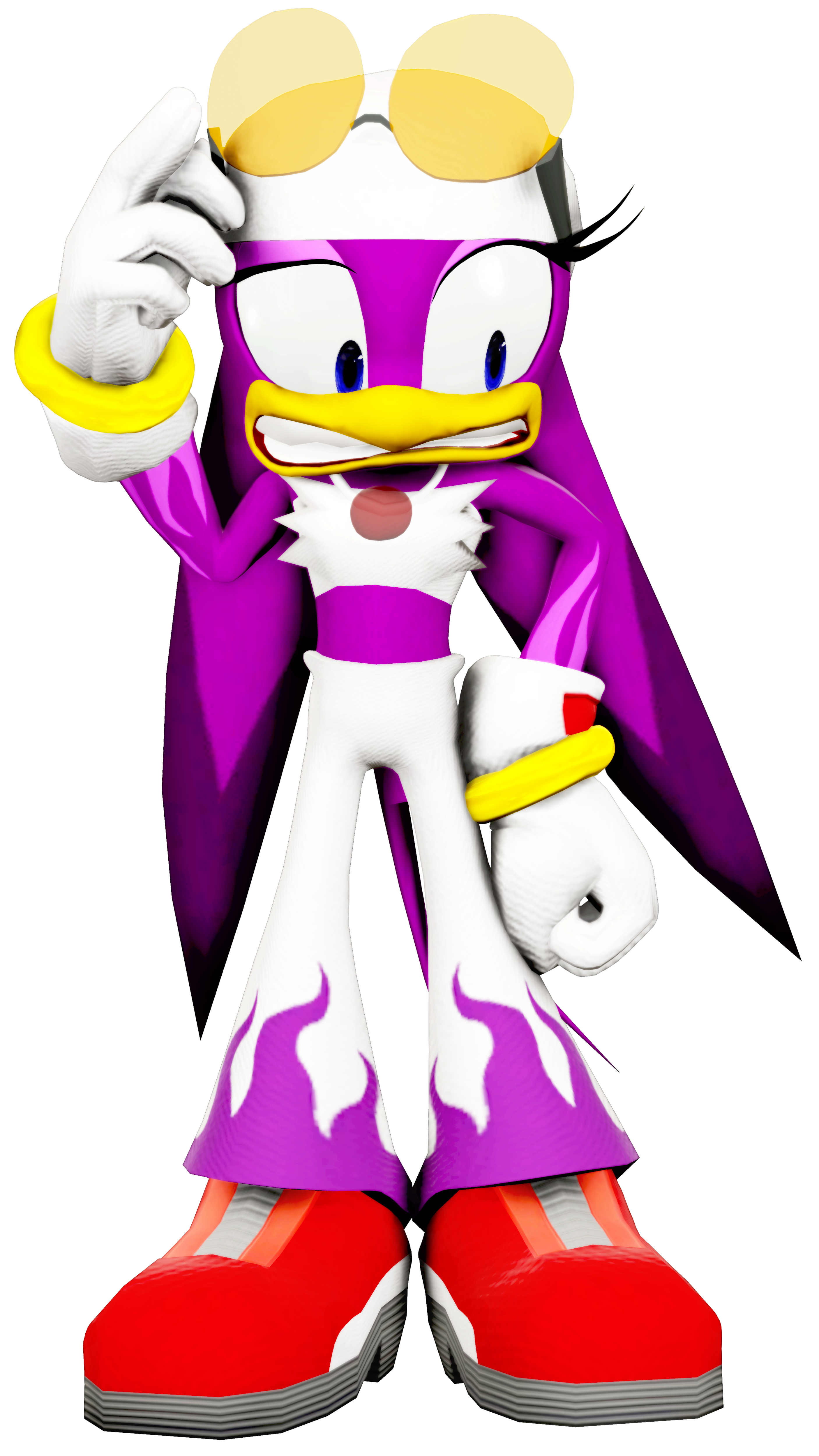 Wave Baffled Sonic SFM render by cutixemma on DeviantArt
