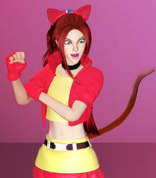 Sara the Catgirl (Sonic SFM render)