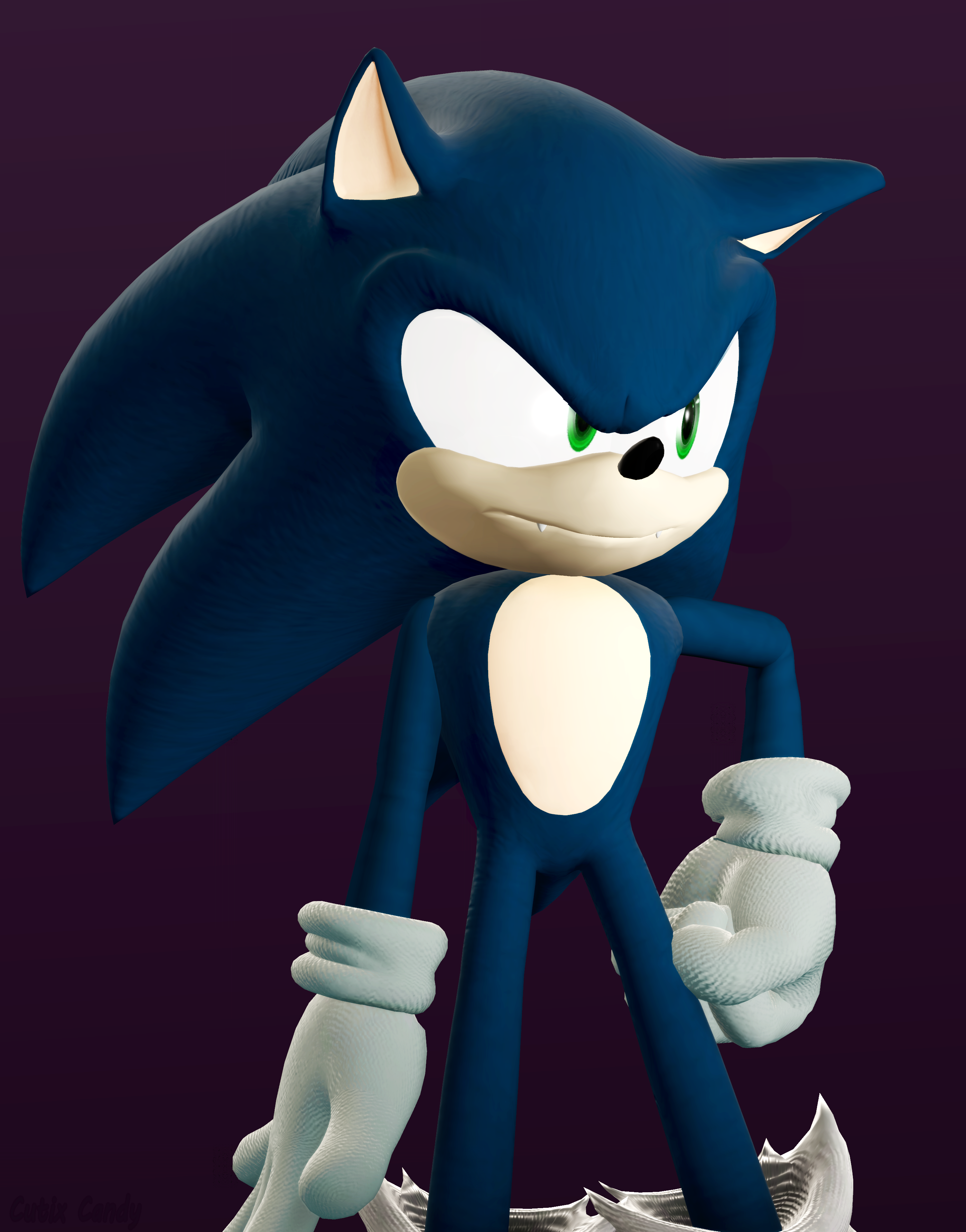 Mecha Sonic 3d Model by Zweetapple on Newgrounds