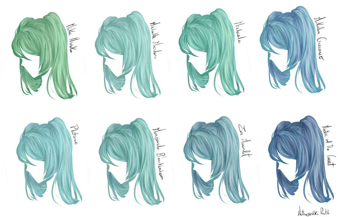Miku Color Code Miku Hair Color Hex - 2025 HairStyles Ideas