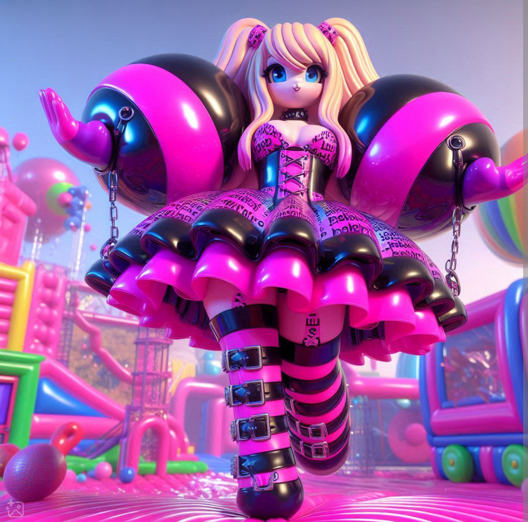 Anonymous Inflatable Trapped in an inflatable suit by iamjustme99 on DeviantArt