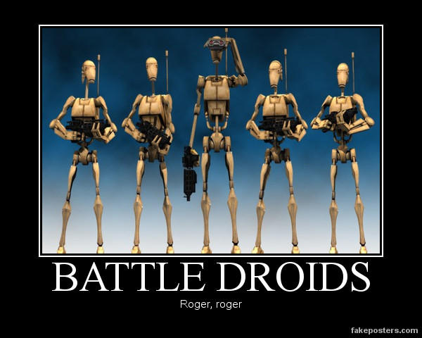 Star Wars The Clone Wars B1 Battle Droid Line Up By Onikage108 On star-wars-the-clone-wars-b1-battle-droid-line-up-by-onikage108-on