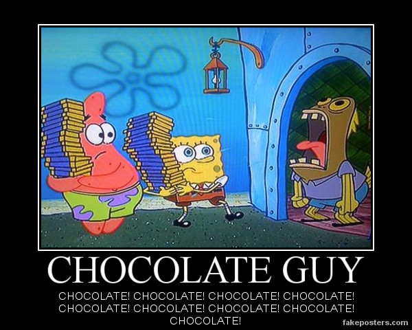 Spongebob Squarepants Chocolate Guy