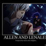 Allen and Lenalee