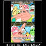 Patrick Star Pushing Meme: Justin Beiber Fans
