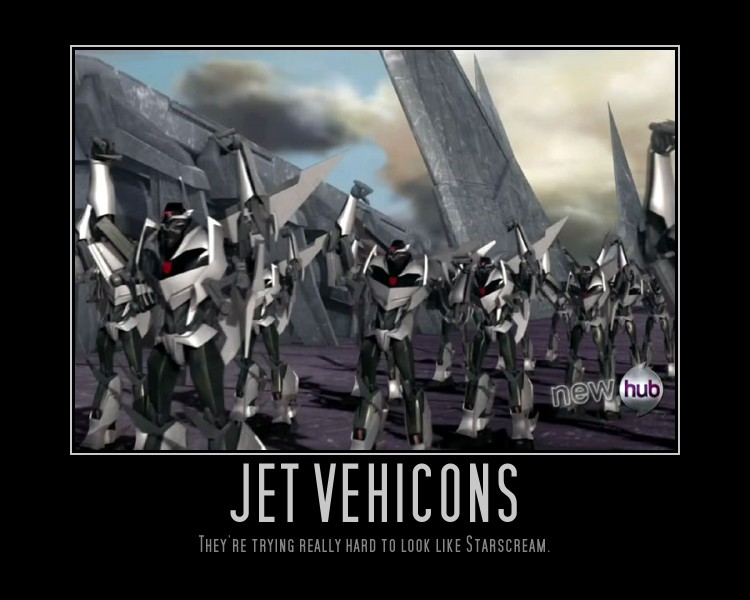 Transformers: Prime Silver Jet Vehicon Ensemble