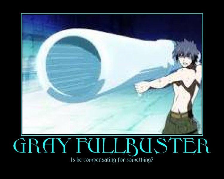 Gray Fullbuster Ice Cannon