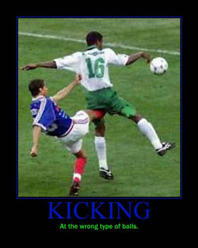 Soccer Groin Kick