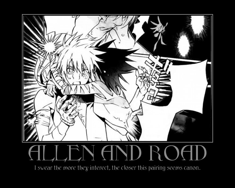 D.Gray-Man Allen and Road