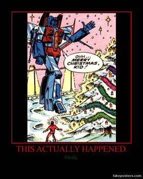 Christmas Demotivational:  Starscream's Christmas