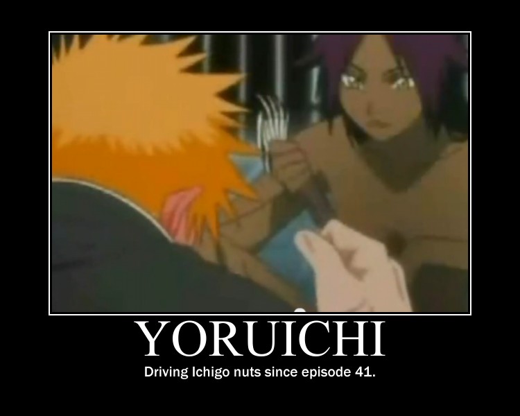 Yoruichi In Front of Ichigo