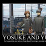 Persona 4 The Animation Yu and Yosuke