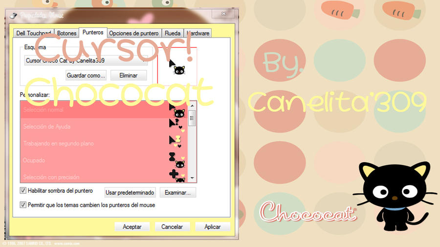 Choco Cursor Cursor Choco-cat by JaqueAcc on DeviantArt