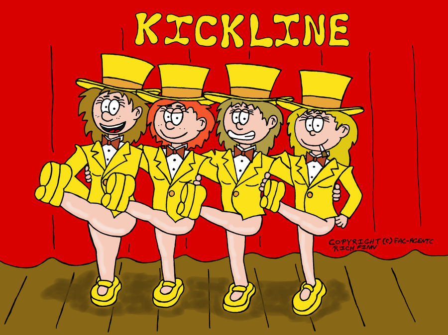 Kickline by ShaneJensenToons on DeviantArt