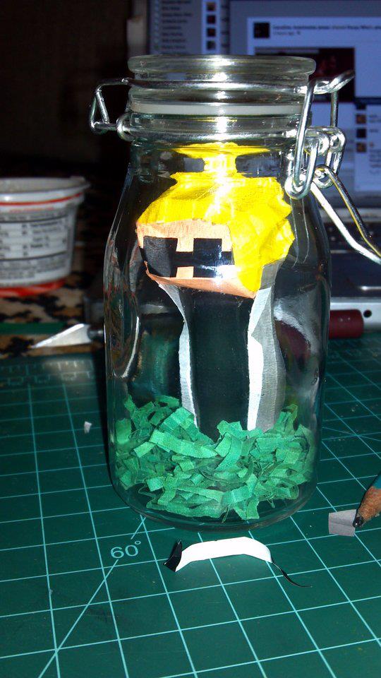 chibi Wesker in a jar