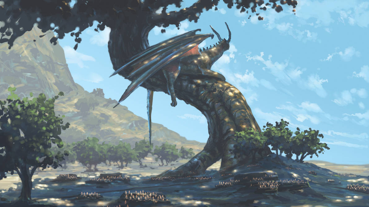 Best Dragon Riding Tree Tree Dragon by DaveyBaker on DeviantArt