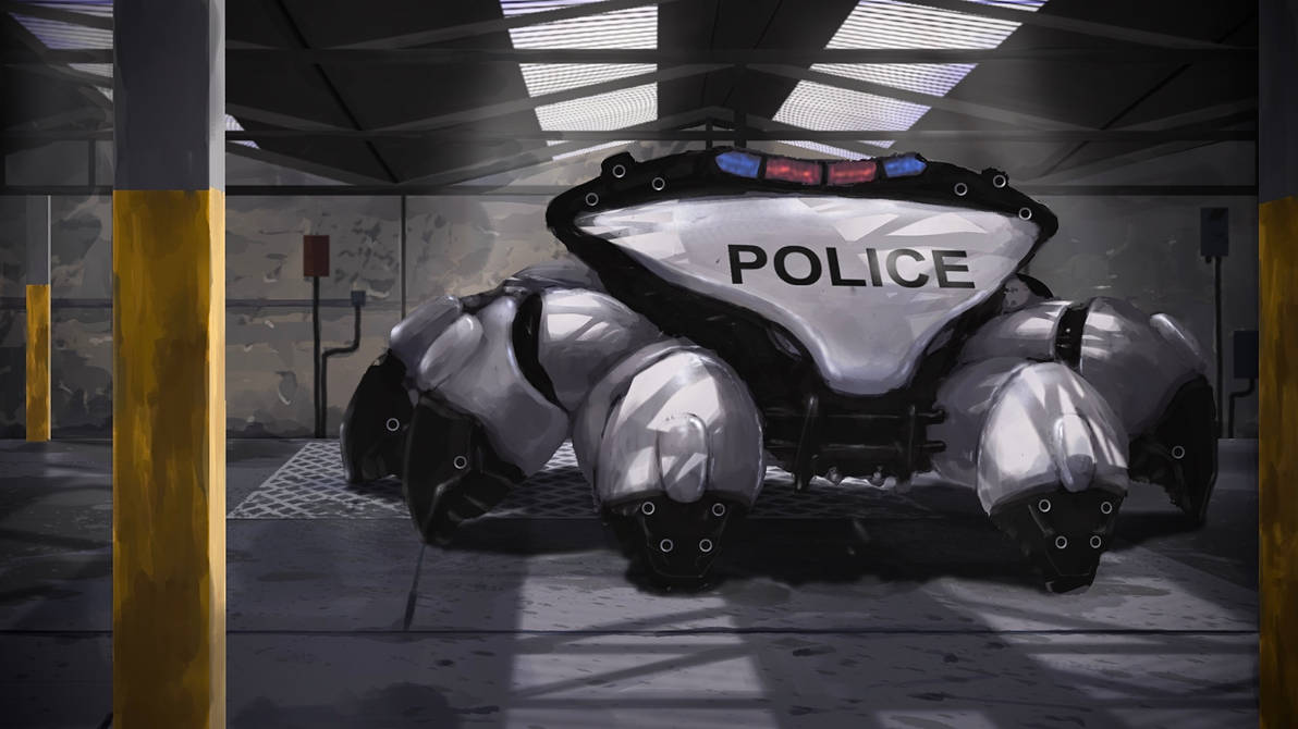 Police mech by DaveyBaker on DeviantArt