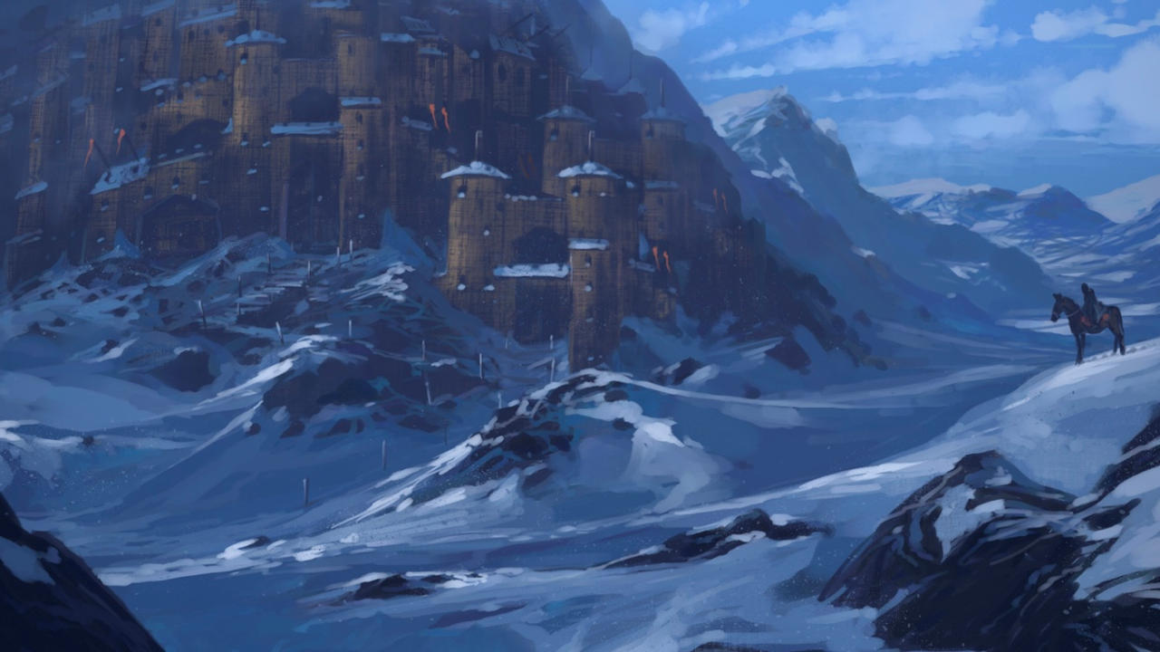 Snowy castle