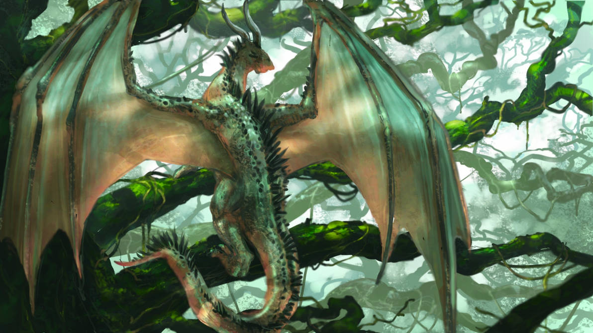 Best Dragon Riding Tree Dragon in a tree by DaveyBaker on DeviantArt