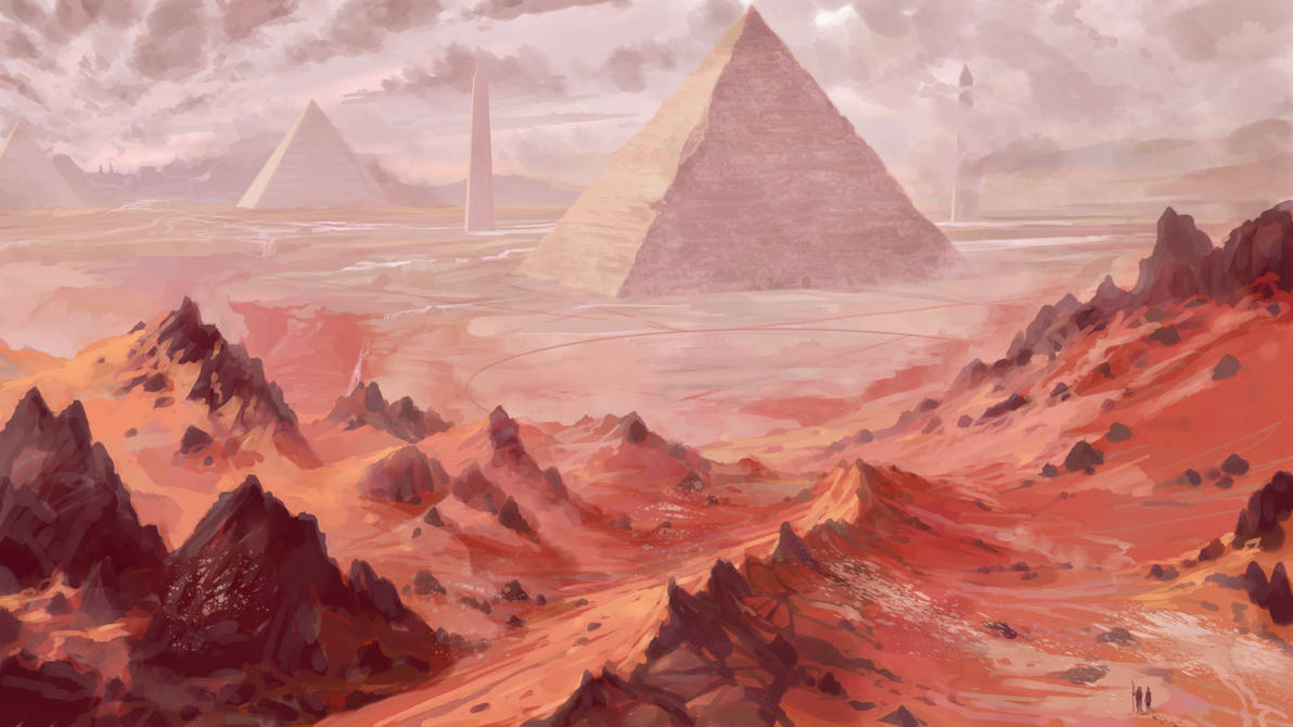 Pyramid sketch by DaveyBaker on DeviantArt