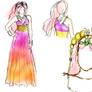 zelda fashion: Din's dress