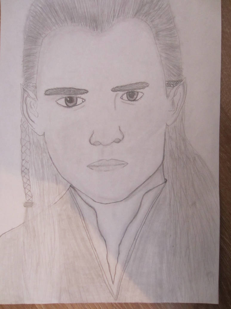 My drawing Legolas Greenleaf by haipuli on DeviantArt